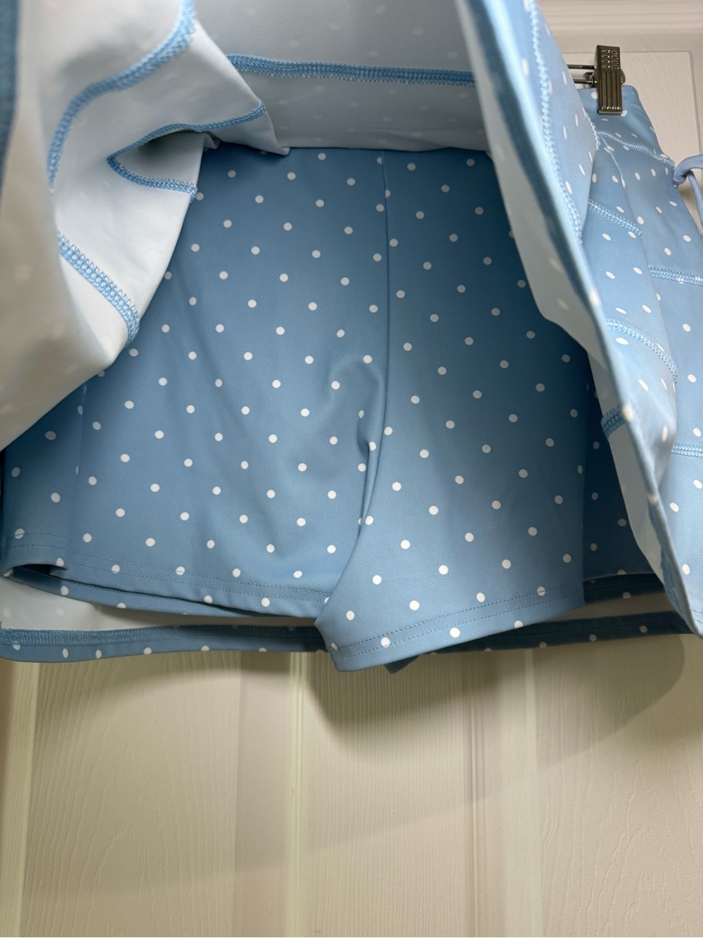Athleisure Blue Polka-dot Skort - Picture 3 of 3